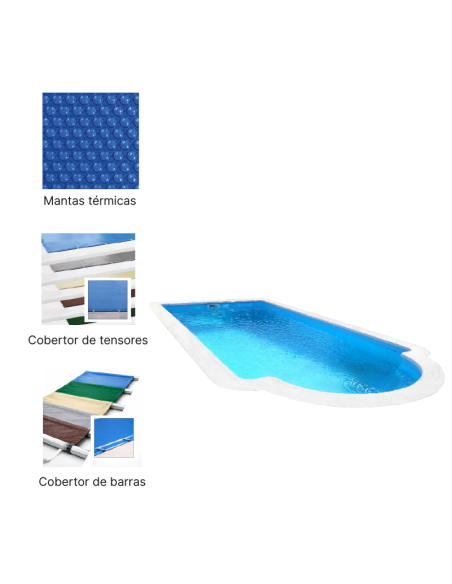 S1070R 10,75 x 4,15 m | Cubiertas a medida para piscina