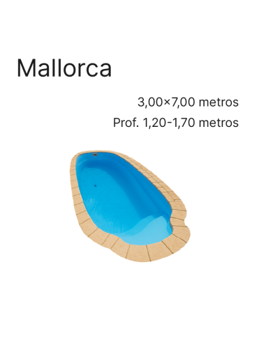 Mallorca 7,00 x 3,00 m | Cubiertas a medida para piscina