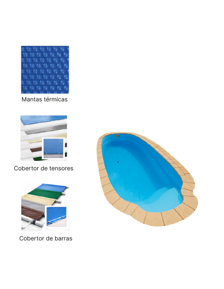 Mallorca 7,00 x 3,00 m | Cubiertas a medida para piscina