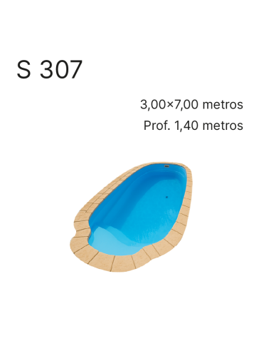 S307 7,00 x 3,00 m | Cubiertas a medida para piscina