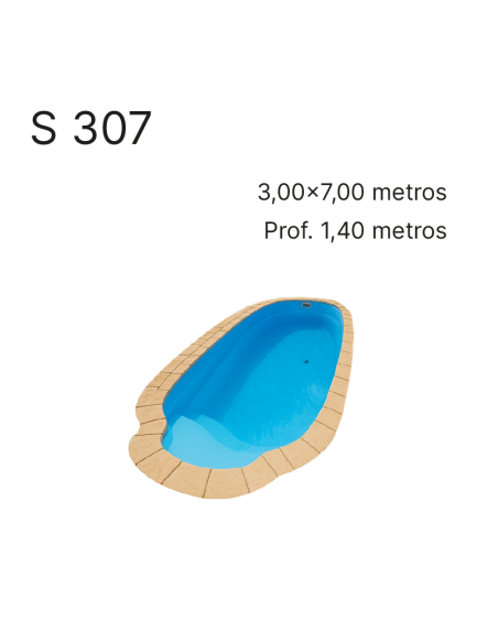 S307 7,00 x 3,00 m | Cubiertas a medida para piscina