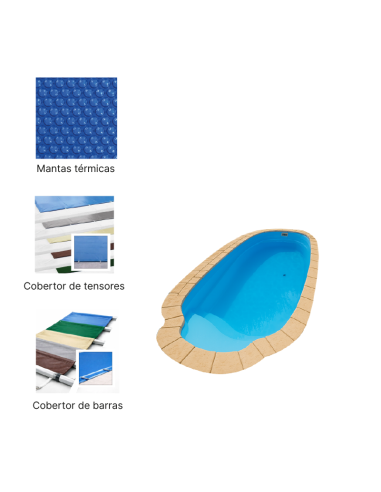 S307 7,00 x 3,00 m | Cubiertas a medida para piscina