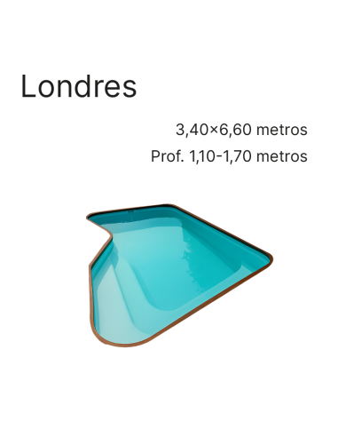 Londres 6,60 x 3,40 m | Cubiertas a medida para piscina