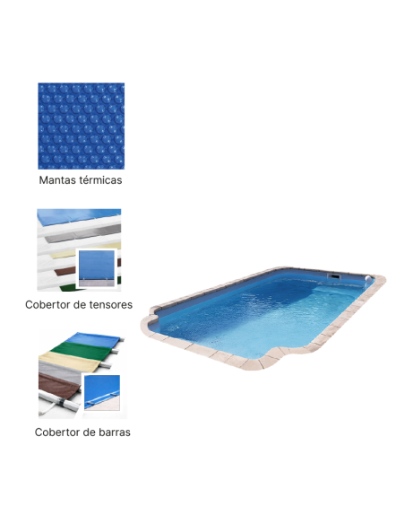 Florencia 7,25 x 3,45 m | Cubiertas a medida para piscina