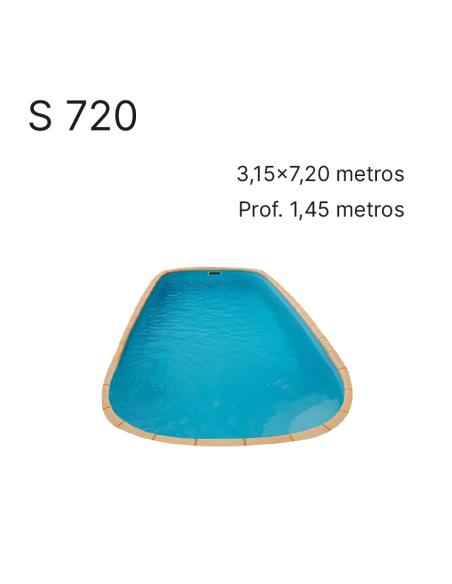 S720 7,20 x 3,15 m | Cubiertas a medida para piscina