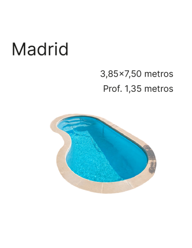 Madrid 7,65 x 3,85 m | Cubiertas a medida para piscina
