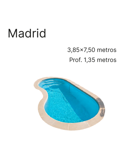 Madrid 7,65 x 3,85 m | Cubiertas a medida para piscina