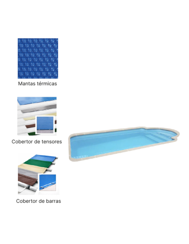 S940R 9,00 x 3,75 m | Cubiertas a medida para piscina