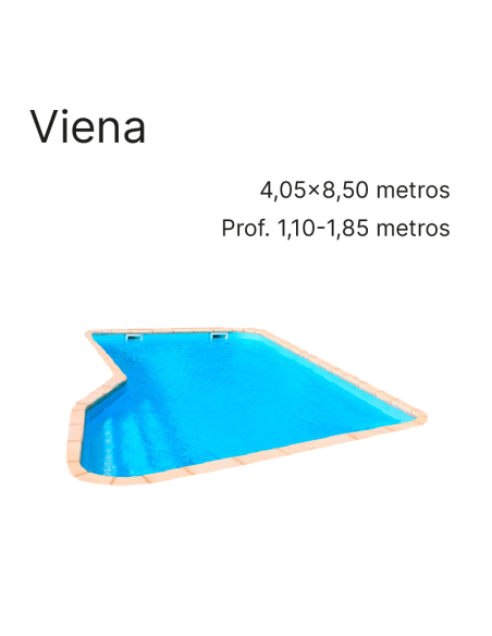 Viena 8,50 x 4,05 m | Cubiertas a medida para piscina