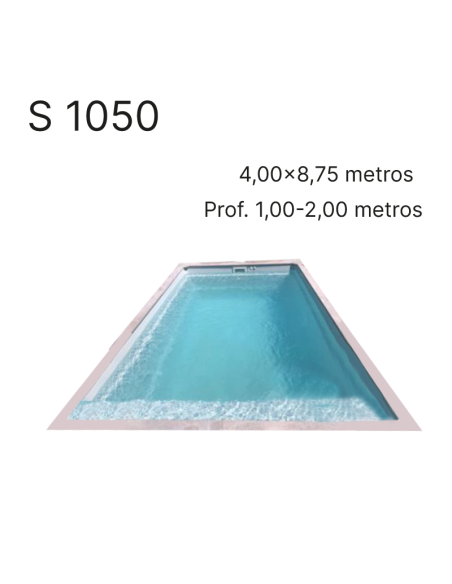 S1050 8,75 x 4,00 m | Cubiertas a medida para piscina Europa