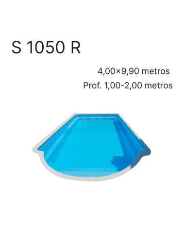 S1050R 9,90 x 4,00 m | Cubiertas a medida para piscina