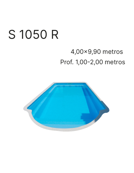S1050R 9,90 x 4,00 m | Cubiertas a medida para piscina