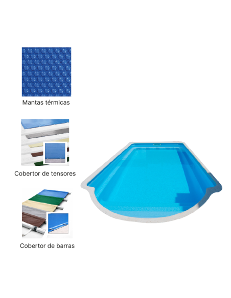 S1050R 9,90 x 4,00 m | Cubiertas a medida para piscina