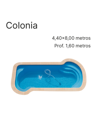 Colonia 8,00 x 4,40 m | Cubiertas a medida para piscina
