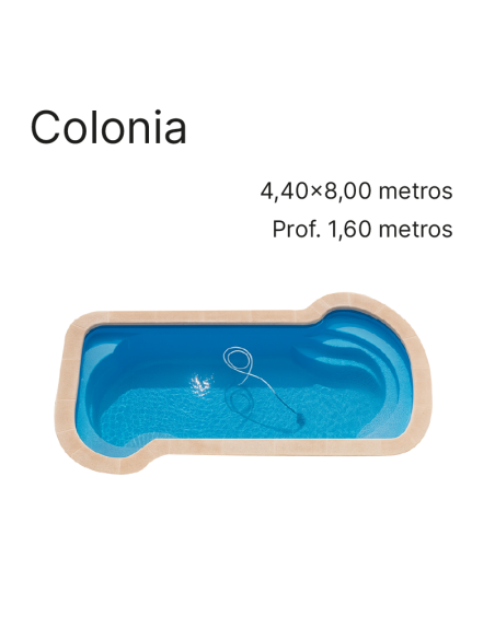 Colonia 8,00 x 4,40 m | Cubiertas a medida para piscina