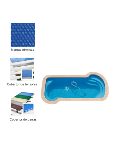 Colonia 8,00 x 4,40 m | Cubiertas a medida para piscina