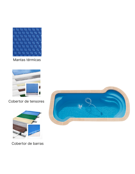 Colonia 8,00 x 4,40 m | Cubiertas a medida para piscina
