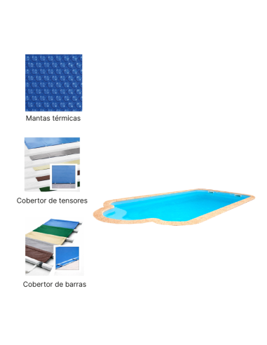 4900 8,95 x 4,00 m | Cubiertas a medida para piscina