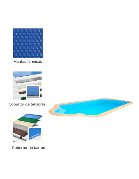 4900 8,95 x 4,00 m | Cubiertas a medida para piscina