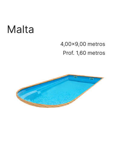 Malta 9,00 x 4,00 m | Cubiertas a medida para piscina