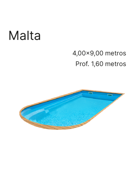 Malta 9,00 x 4,00 m | Cubiertas a medida para piscina