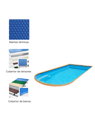 Malta 9,00 x 4,00 m | Cubiertas a medida para piscina
