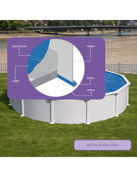 Liner para piscina a medida | Revestimiento interior