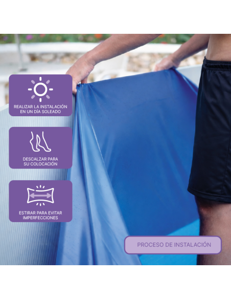 Liner para piscina a medida | Revestimiento interior