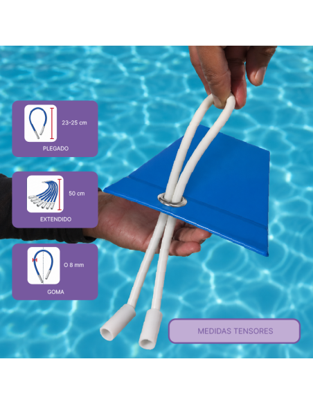 Tensores elásticos para cobertores de piscina 4