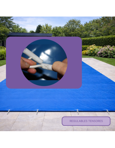 Tensores elásticos para cobertores de piscina 6