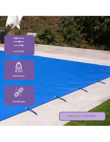 Tensores elásticos para cobertores de piscina 5