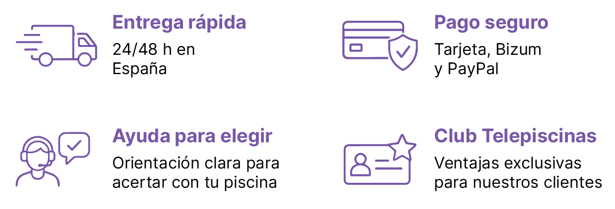 Caracter&iacute;sticas de Telepiscinas
