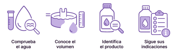 Antes de utilizar algicida en tu piscina