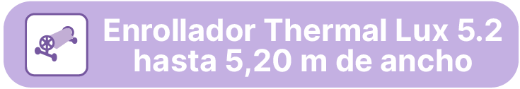Enrollador thermal lux 5,20 para mantas t&eacute;rmicas