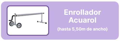 Enrollador Acuarol 5,50 para mantas t&eacute;rmicas