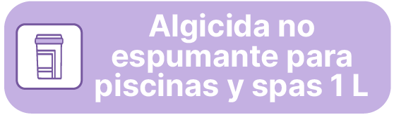 Algicida no espumante para piscinas y spas 1L