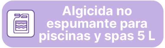 Algicida no espumante para piscinas y spas 5L