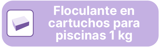 Floculante en cartuchos para piscinas 1kg