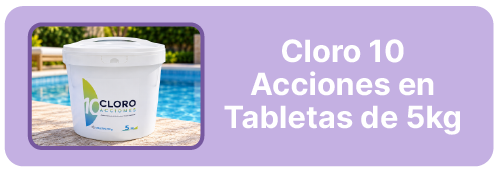 Cloro 10 acciones en tabletas 5kg