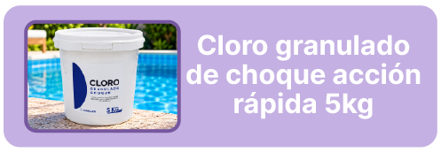 Cloro granulado de choque acci&oacute;n r&aacute;pida 5kg