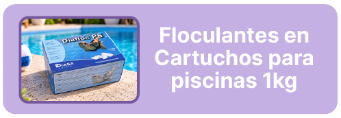 Floculante en cartuchos para piscinas 1kg