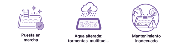Instalación correcta de la carraca tensora