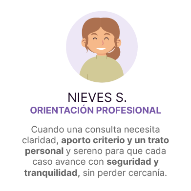 Nieves S. Orientaci&oacute;n profesional