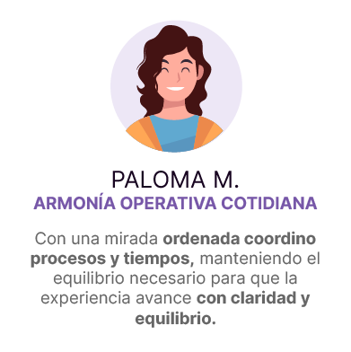 Paloma M. Armon&iacute;a operativa cotidiana
